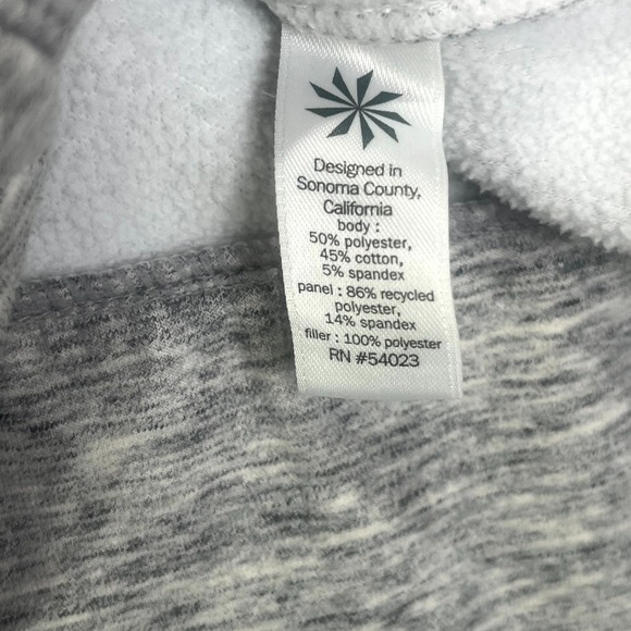 Athleta Stronger Vest‎ Womens Medium Gray Spacedye Stretch Workout Gym Training - Picture 4 of 13